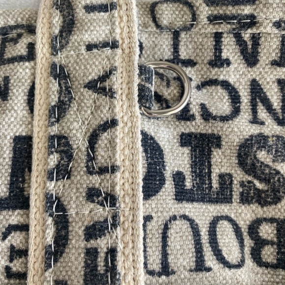 Berkshire Bags Large Tote Bag Famous Cities Graphic Travel Polka Dot Lining - Picture 4 of 16